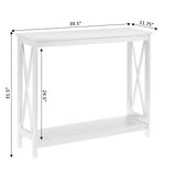 Convenience Concepts Oxford Console Table with Shelf