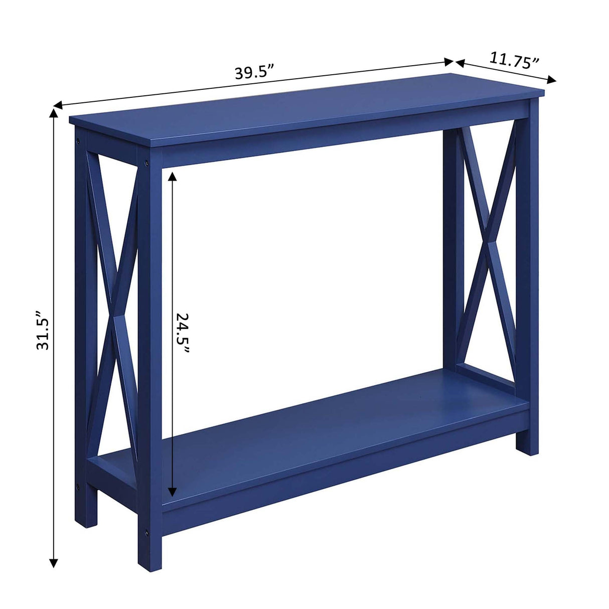Convenience Concepts Oxford Console Table with Shelf
