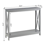 Convenience Concepts Oxford Console Table with Shelf