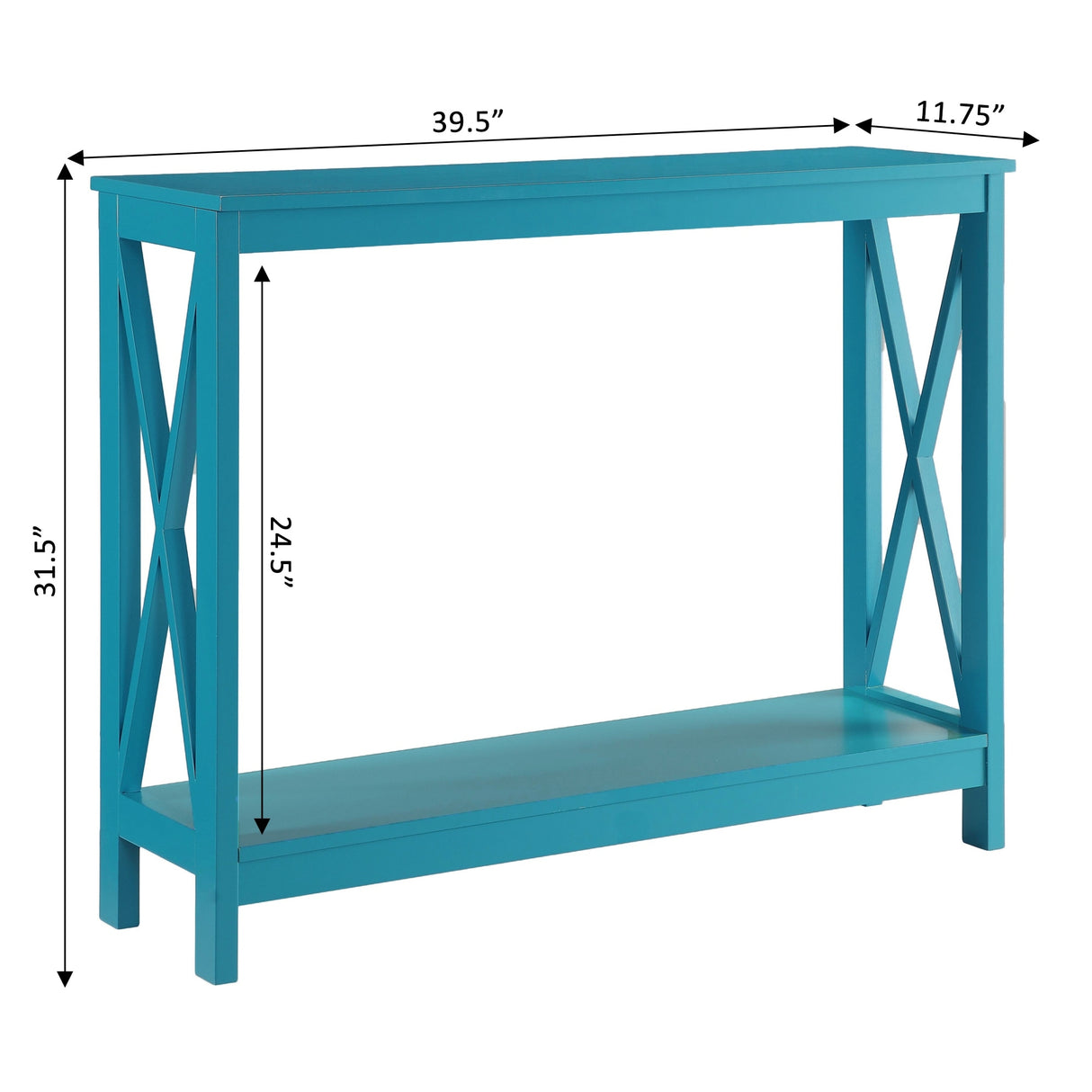 Convenience Concepts Oxford Console Table with Shelf