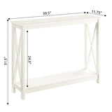 Convenience Concepts Oxford Console Table with Shelf