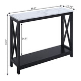 Convenience Concepts Oxford Console Table with Shelf
