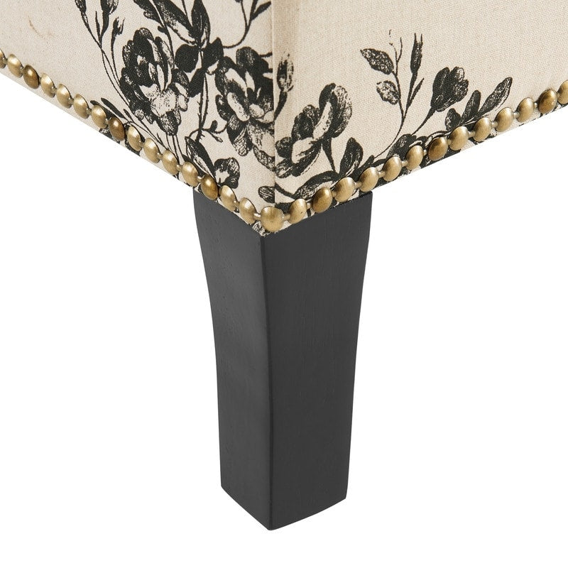 Criuleni Garden Print Storage Bedroom Ottoman
