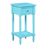 Convenience Concepts French Country Khloe 1 Drawer Accent Table with Shelf