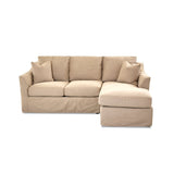 Copper Grove Deventer Right-facing Loveseat Chaise Sectional with Slipcover
