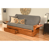 Copper Grove Dixie Oak Full-size 2-drawer Futon Set with Mattress