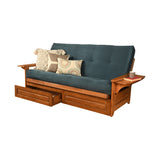 Copper Grove Dixie Oak Full-size 2-drawer Futon Set with Mattress
