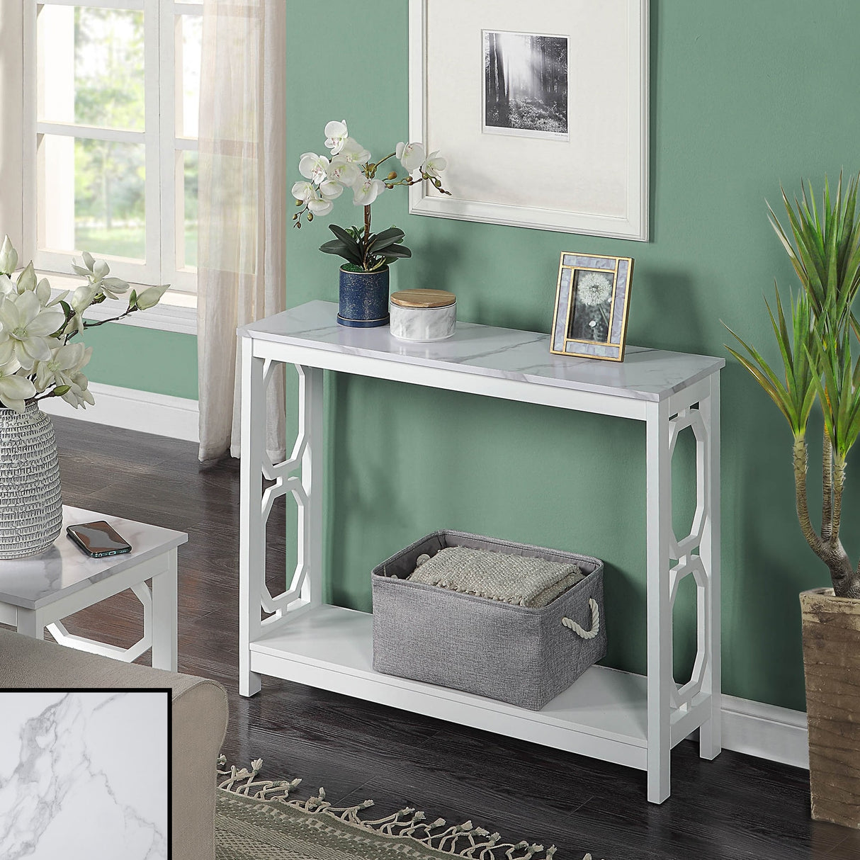 Convenience Concepts Omega Console Table with Shelf