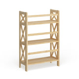 Copper Grove Jaborosa 3-shelf Folding Stackable Bookcase