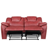 Steve Silver Kameryn Faux Leather Manual Reclining Loveseat