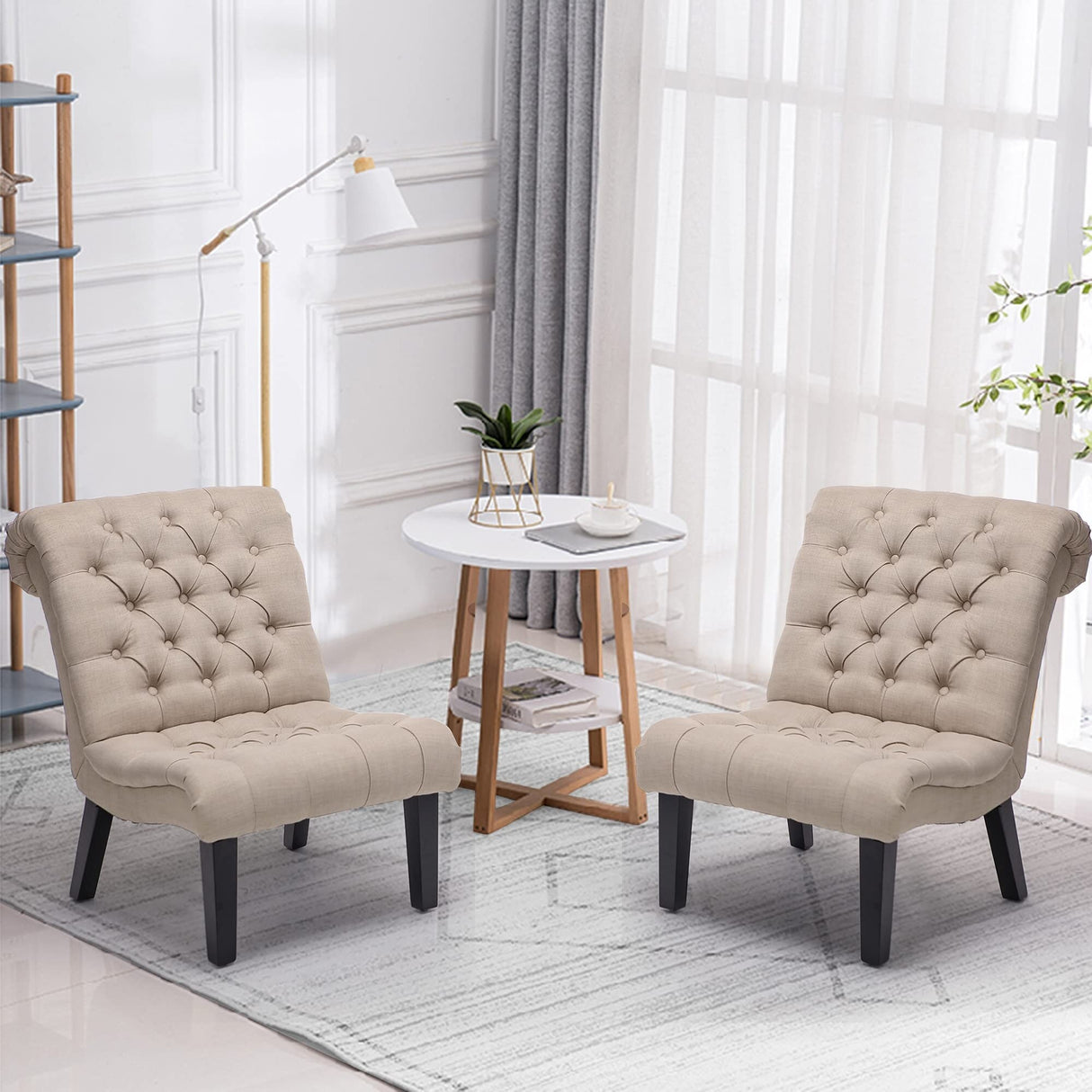 Chaise Lounge Couch Upholstered Accent Chair for Bedroom Living Room Chairs
