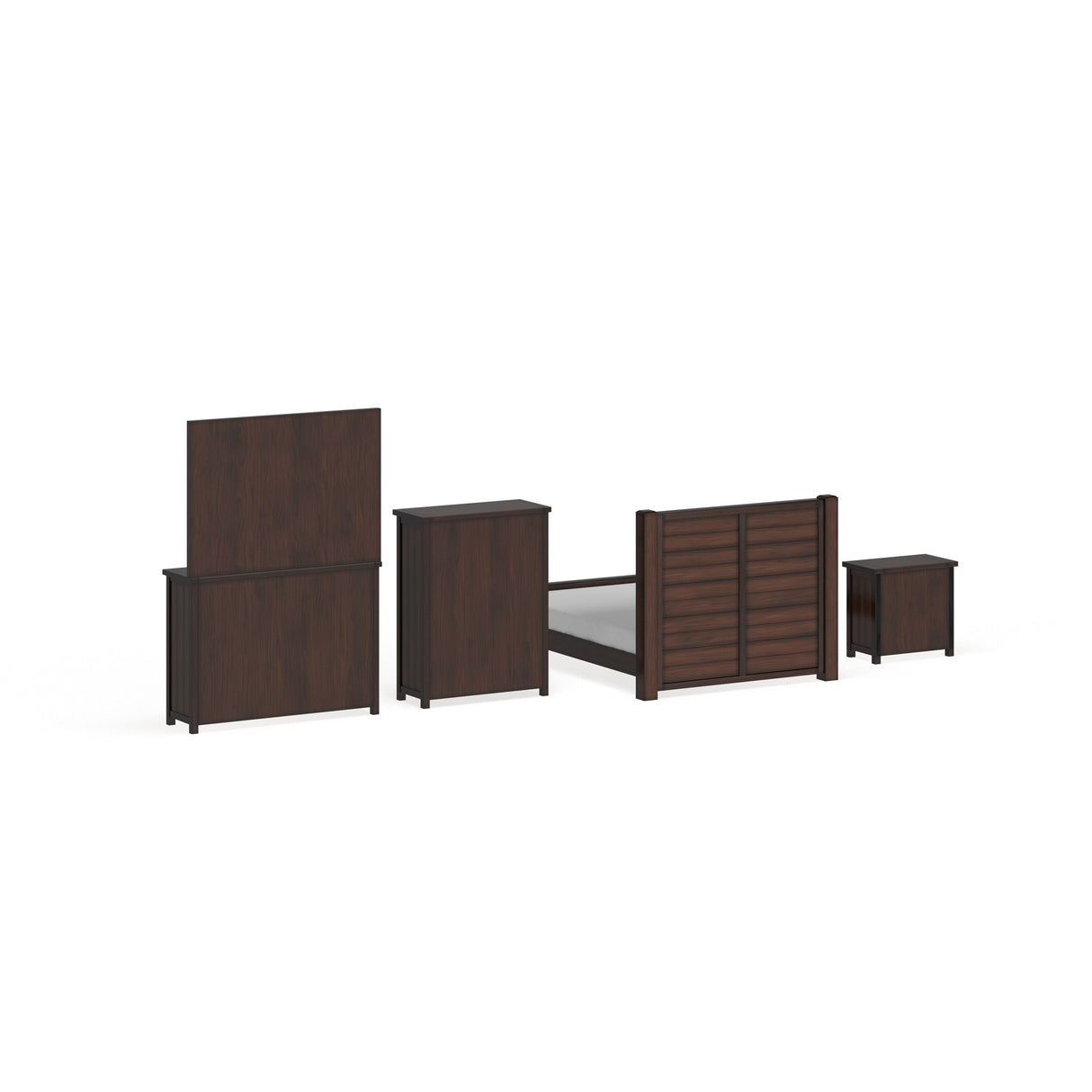 Carbon Loft Plumas Panel 5PC Bedroom Set