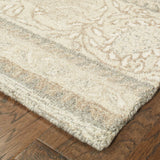 Style Haven Lalemant Blooming Ash/ Sand Handcrafted Wool Area Rug