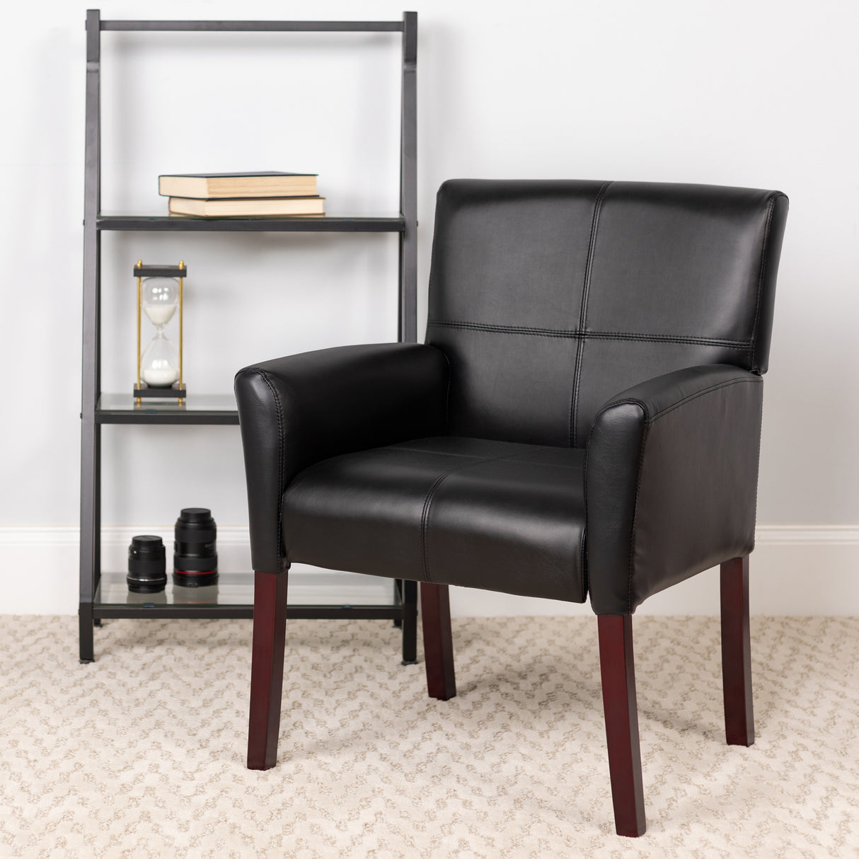Upholstered Ergonomic Executive Side Reception Chair