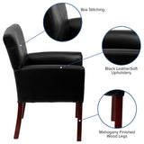 Upholstered Ergonomic Executive Side Reception Chair
