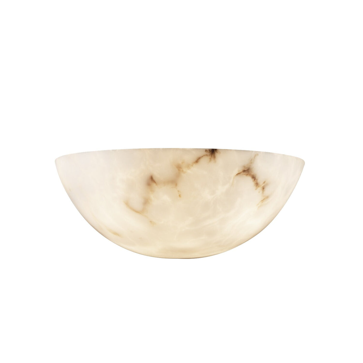 Copper Grove Nierembergia Wall Sconce with Sphere Alabster Shade