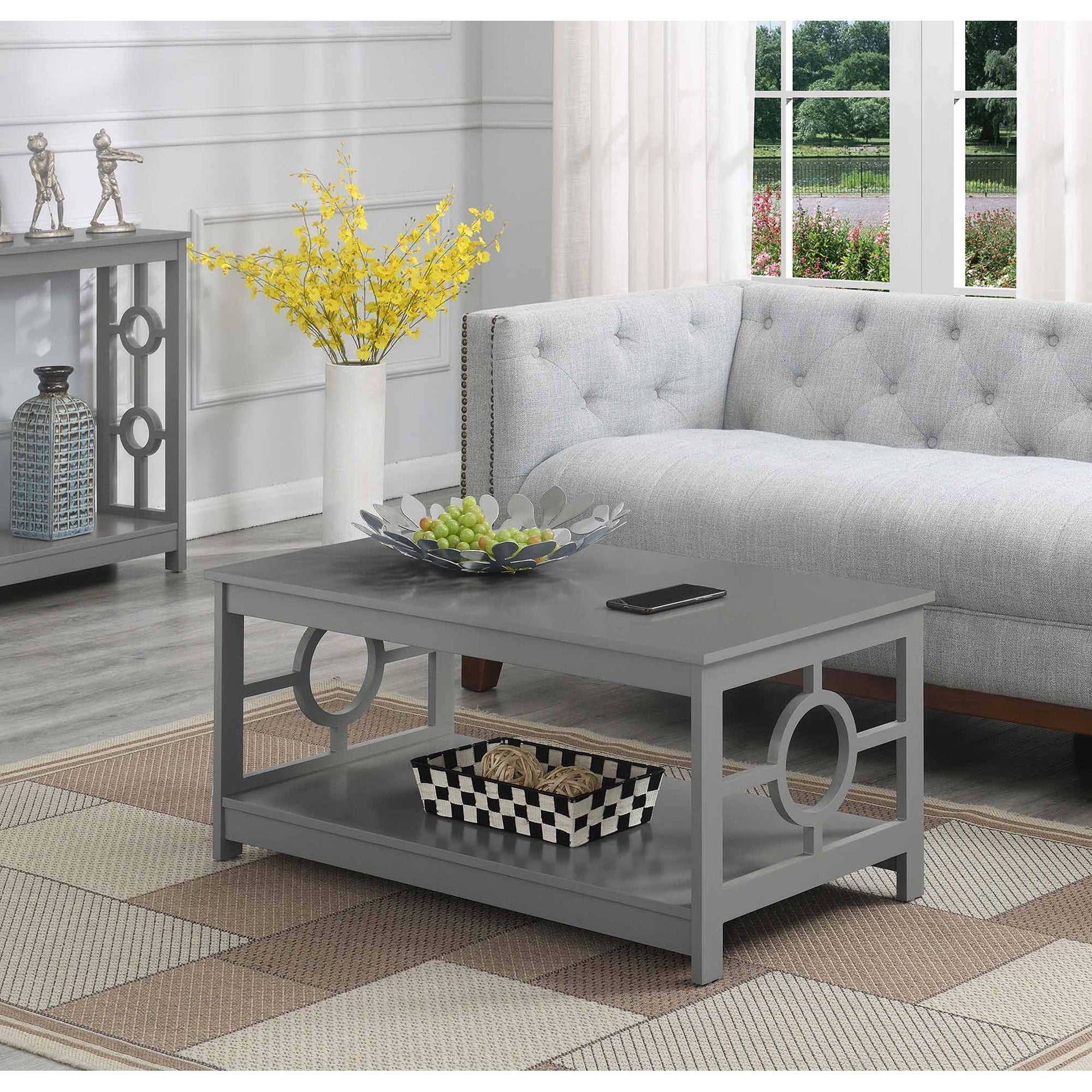 Convenience concepts oslo round coffee table sales