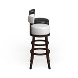 Rogers Transitional Faux Leather Swivel Barstool (Set of 2) by Copper Grove