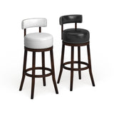 Rogers Transitional Faux Leather Swivel Barstool (Set of 2) by Copper Grove