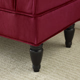 Linon Rushbrook Classic Microfiber Bedroom Bench