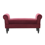 Linon Rushbrook Classic Microfiber Bedroom Bench