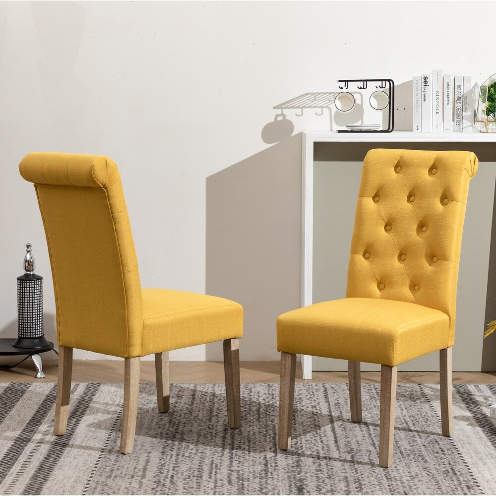 Copper Grove Schwalbach Upholstered Parsons Dining Chair (Set of 2)