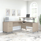 Somerset 72W 3 Position Sit to Stand L Shaped Desk by Bush Furniture