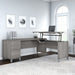 Somerset 72W 3 Position Sit to Stand L Shaped Desk by Bush Furniture