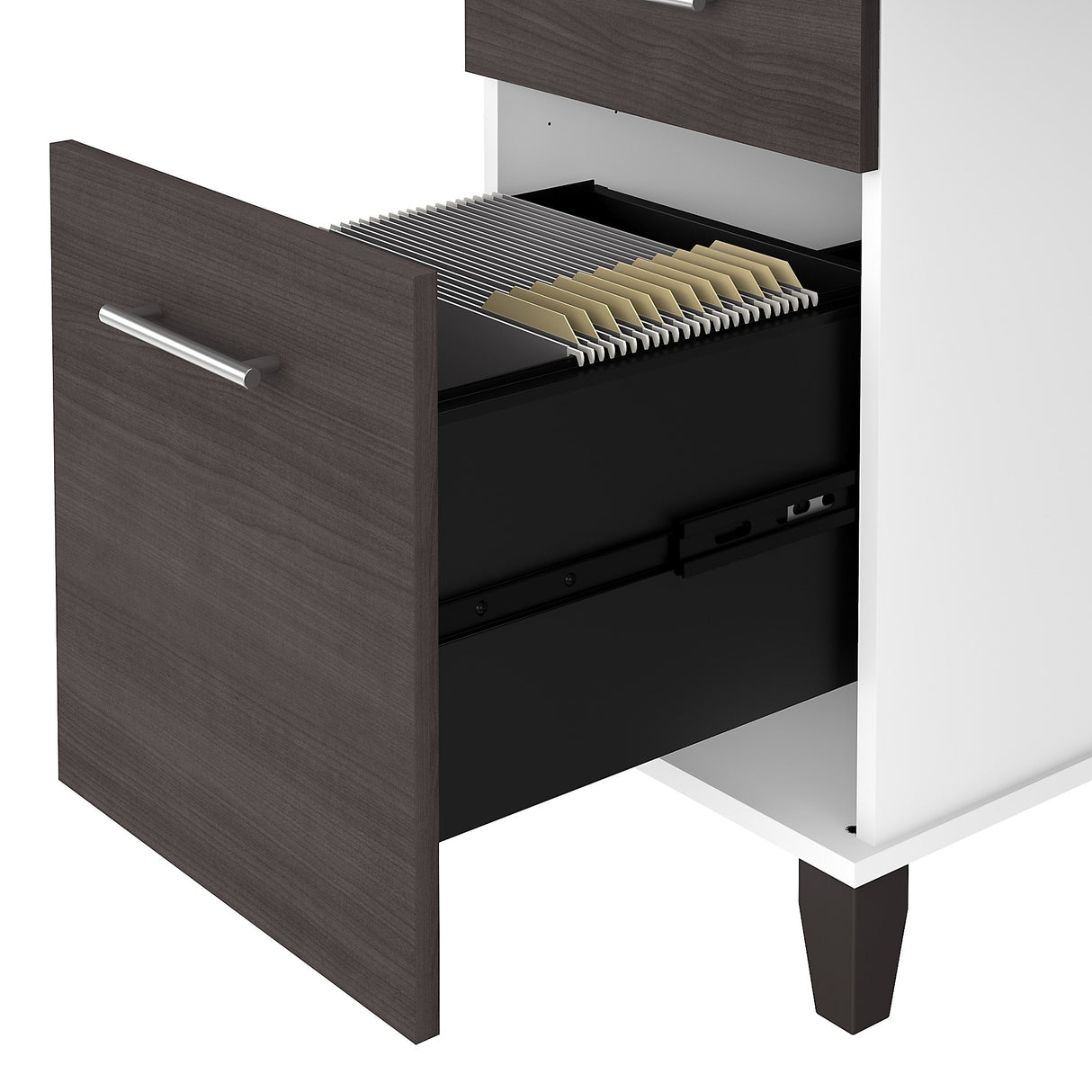 Somerset 72W 3 Position Sit to Stand L Shaped Desk by Bush Furniture