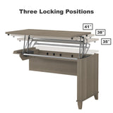 Somerset 72W 3 Position Sit to Stand L Shaped Desk by Bush Furniture