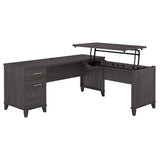 Somerset 72W 3 Position Sit to Stand L Shaped Desk by Bush Furniture