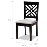 Copper Grove SinazongweModern Upholstered 2-piece Dining Chair Set