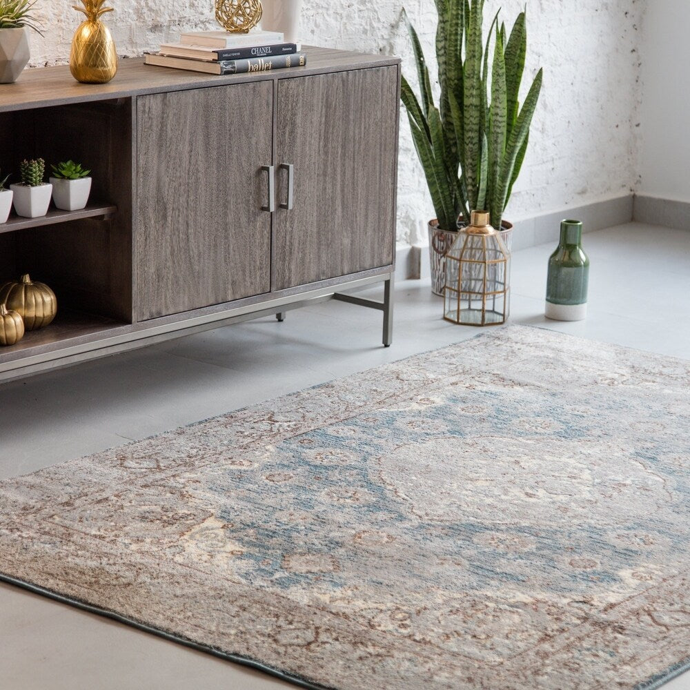 MH London Copper Grove Skadovsk Microfiber Area Rug