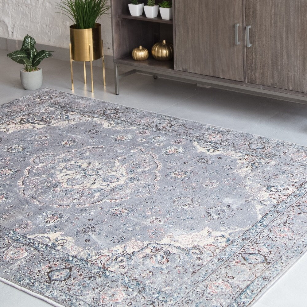 MH London Copper Grove Skadovsk Microfiber Area Rug