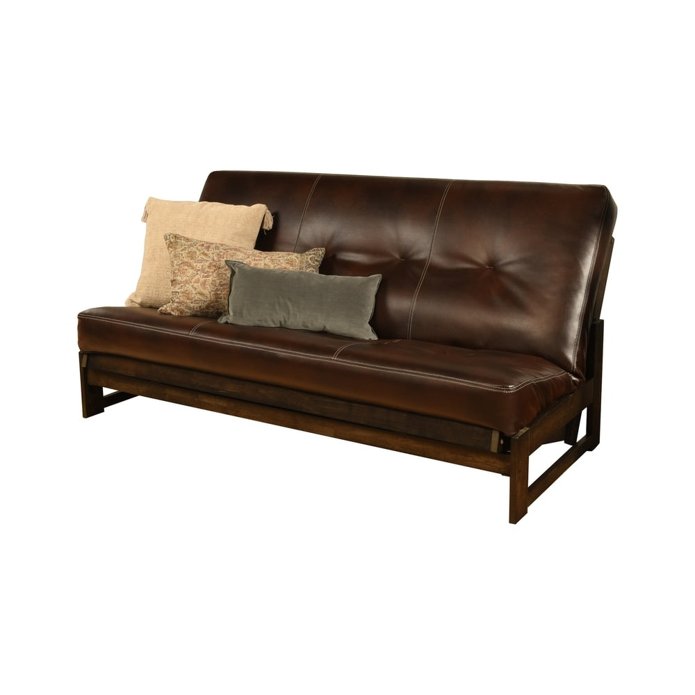 Copper Grove Uncompahgre Rustic Mocha Futon Set with Mattress