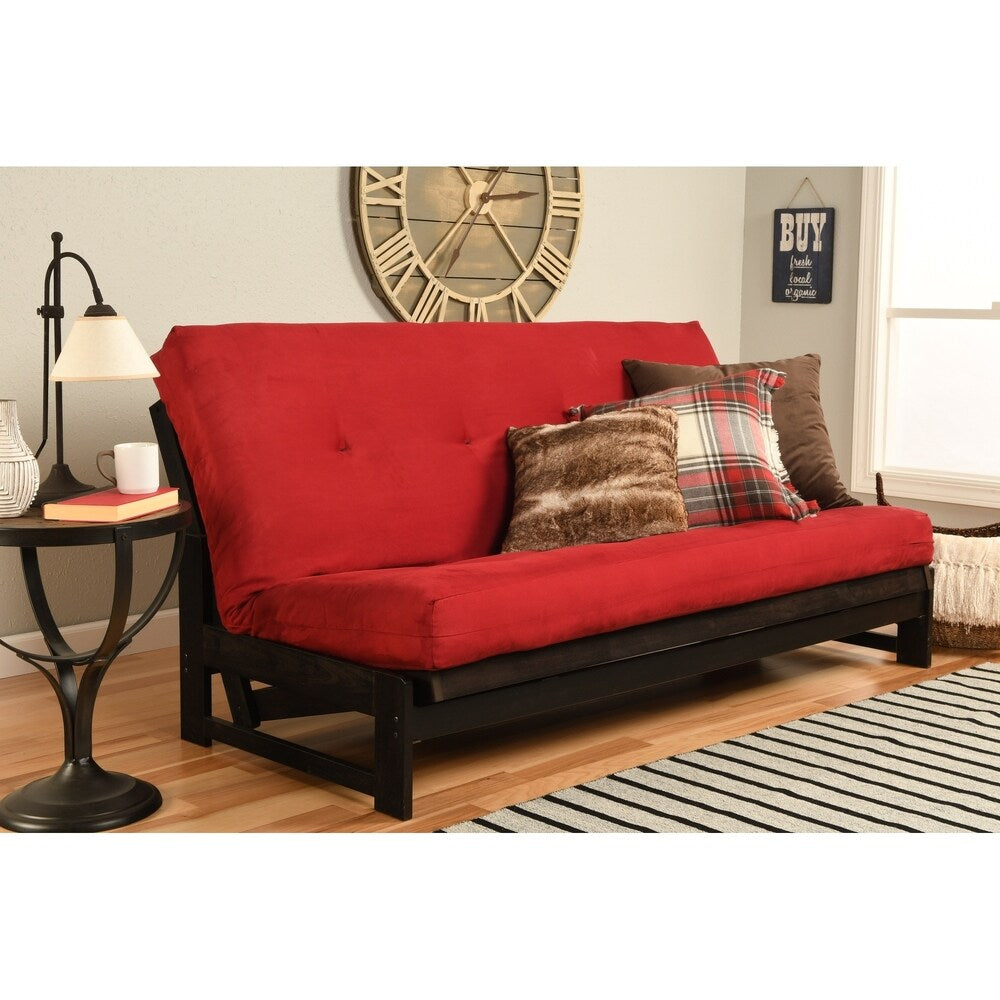 Copper Grove Uncompahgre Rustic Mocha Futon Set with Mattress