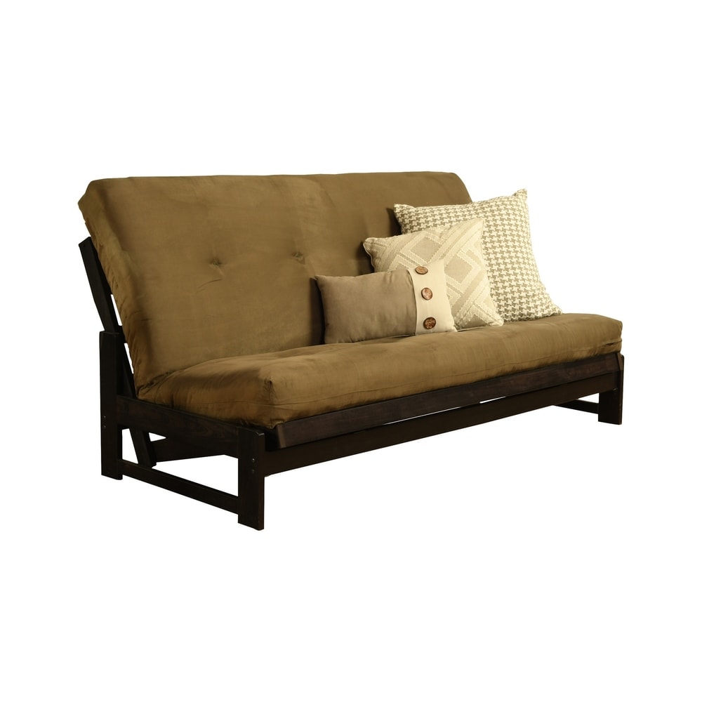 Copper Grove Uncompahgre Rustic Mocha Futon Set with Mattress