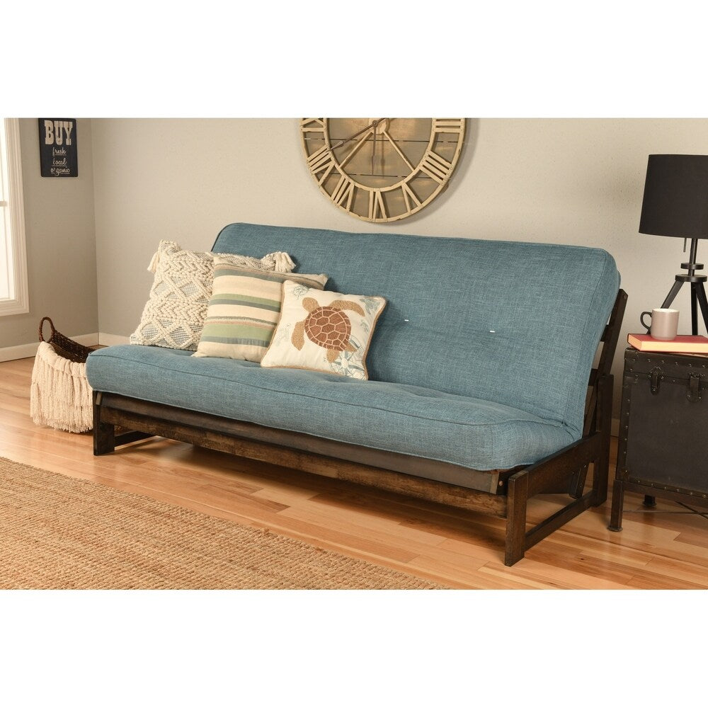 Copper Grove Uncompahgre Rustic Mocha Futon Set with Mattress