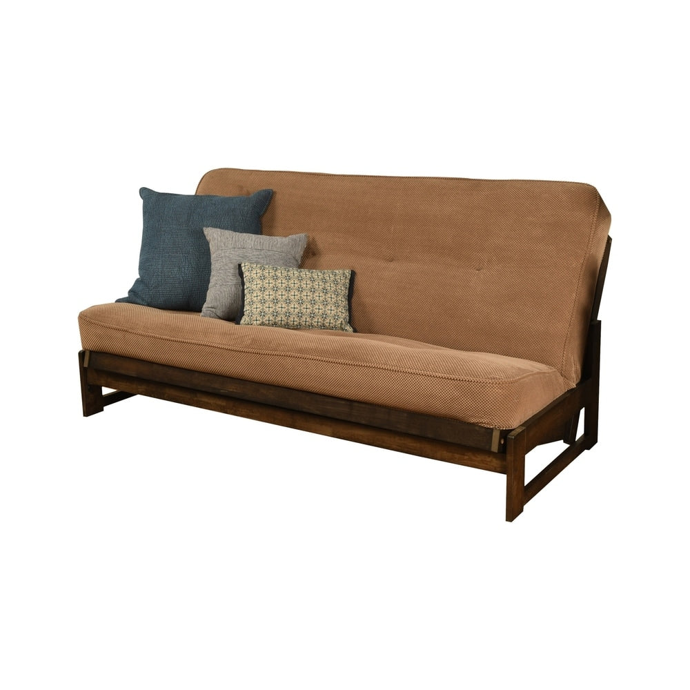 Copper Grove Uncompahgre Rustic Mocha Futon Set with Mattress