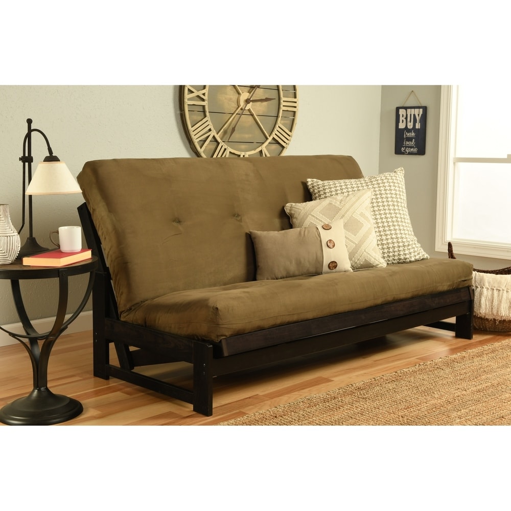 Copper Grove Uncompahgre Rustic Mocha Futon Set with Mattress