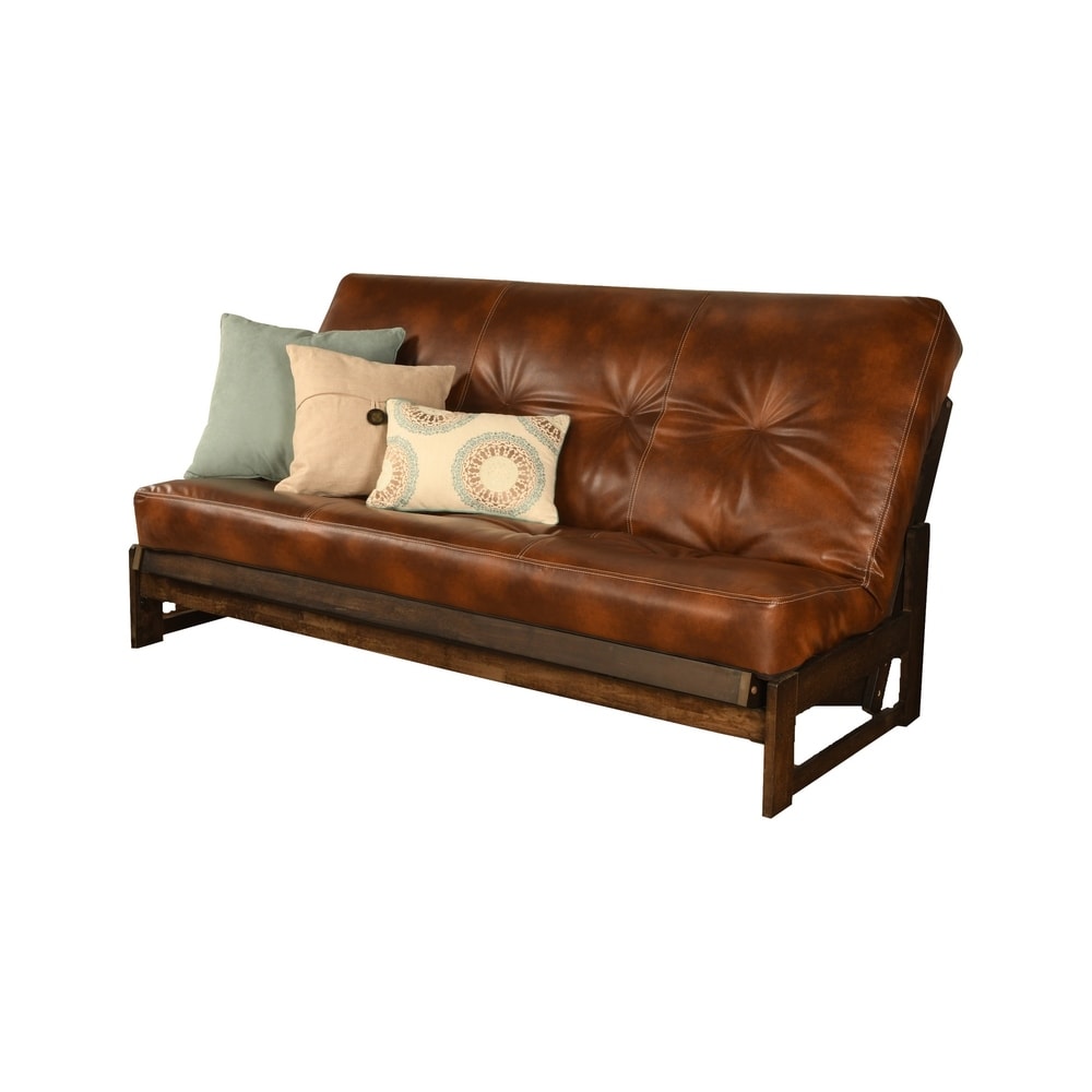 Copper Grove Uncompahgre Rustic Mocha Futon Set with Mattress