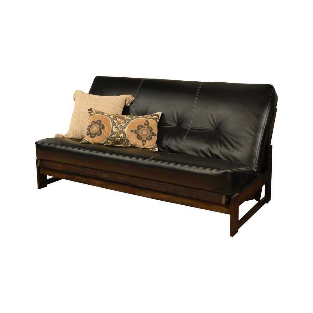 Copper Grove Uncompahgre Rustic Mocha Futon Set with Mattress