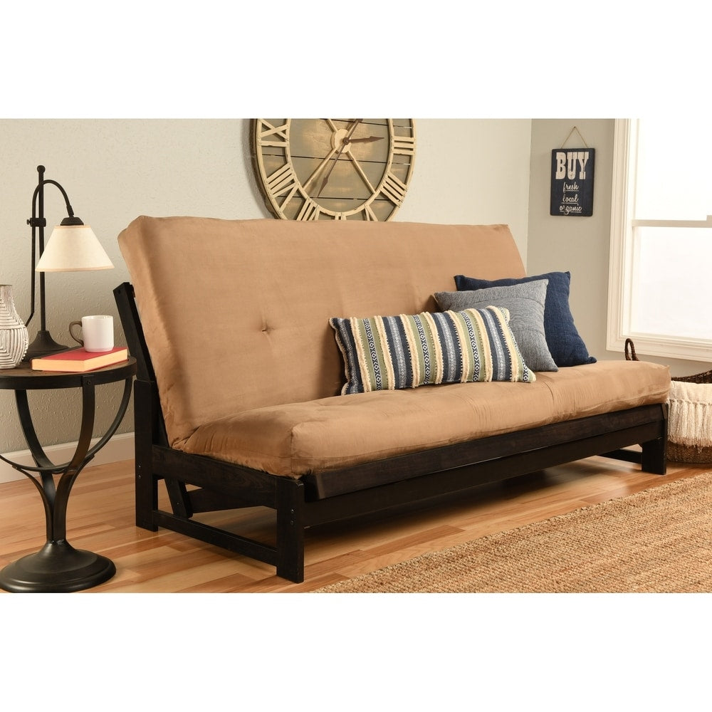 Copper Grove Uncompahgre Rustic Mocha Futon Set with Mattress