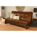 Copper Grove Uncompahgre Rustic Mocha Futon Set with Mattress