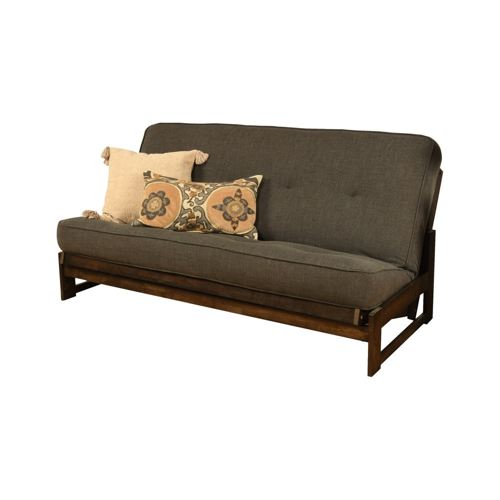 Copper Grove Uncompahgre Rustic Mocha Futon Set with Mattress