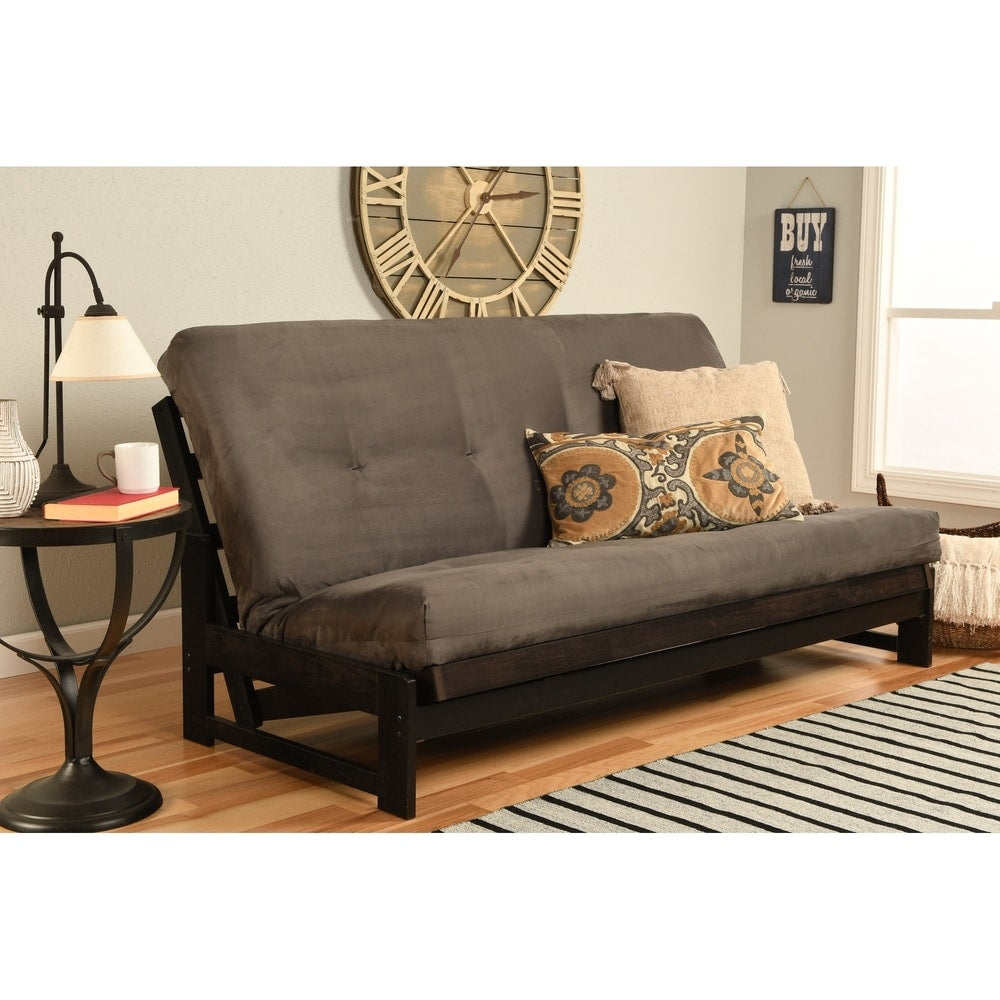 Copper Grove Uncompahgre Rustic Mocha Futon Set with Mattress