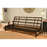 Copper Grove Uncompahgre Rustic Mocha Futon Set with Mattress