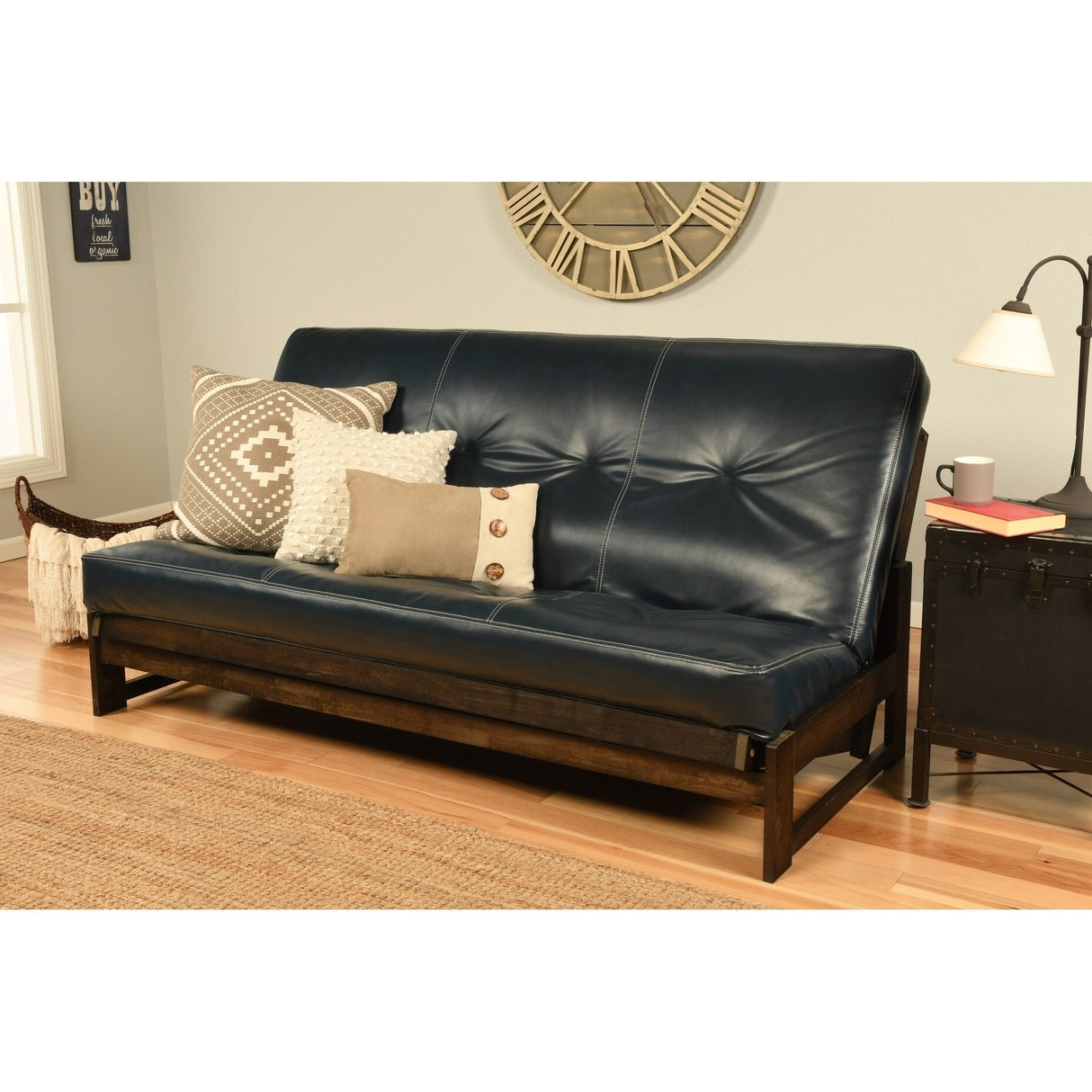 Copper Grove Uncompahgre Rustic Mocha Futon Set with Mattress