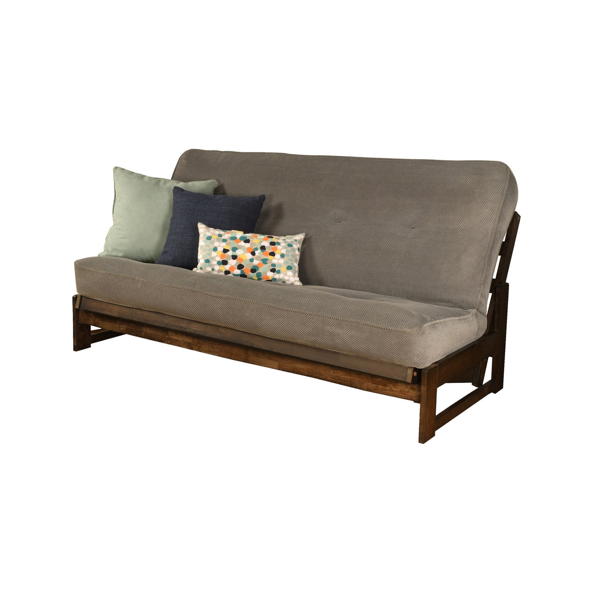 Copper Grove Uncompahgre Rustic Mocha Futon Set with Mattress