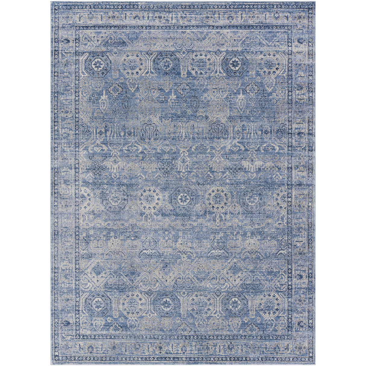Copper Grove Wageningen Distressed Medallion Pattern Area Rug